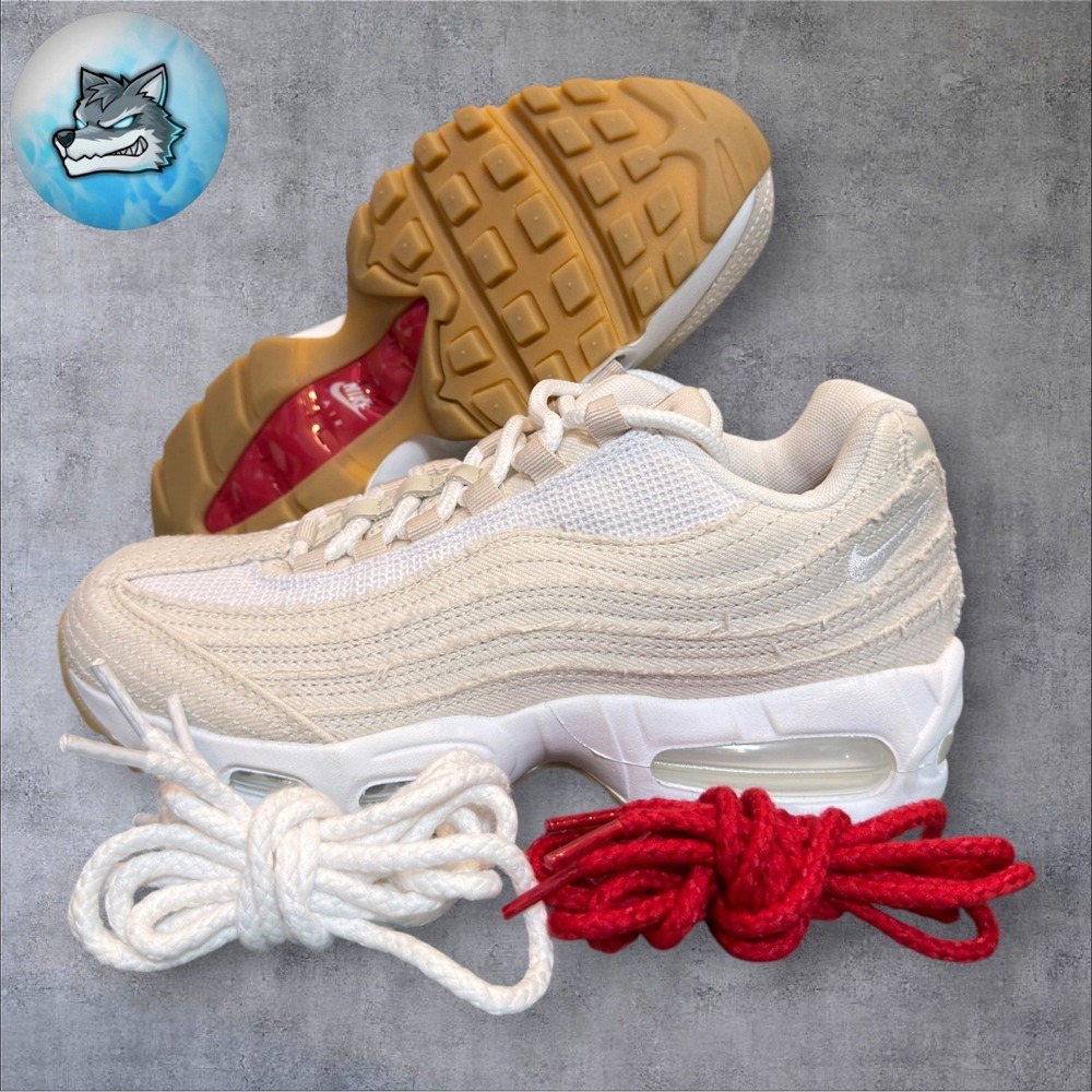 Levis x Nike Air Max 95 OG Mens 5.5 Light Orewood Brown HM4743-100 New